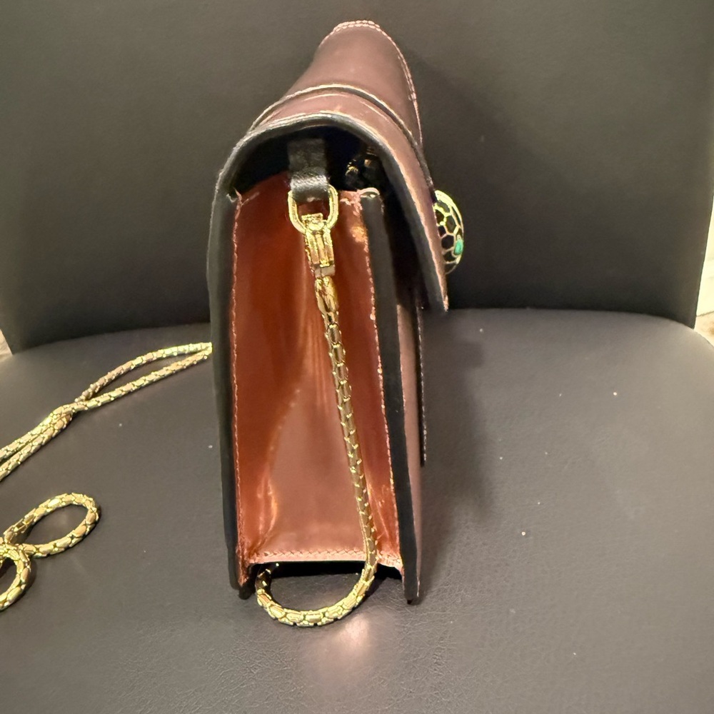 🔥24HR SALE🔥 Authentic Bvlgari Serpenti Forever Metallic Pink WOC - Picture 7 of 14